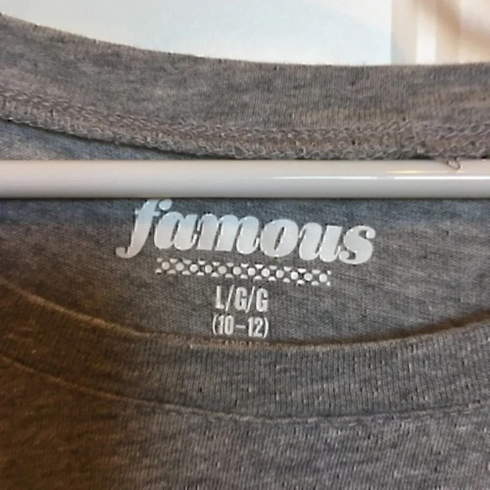 Old Navy Girls size large 10/12 gray  pocket top
